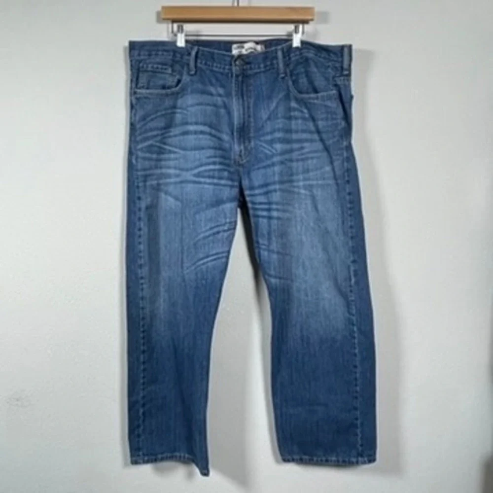 Levi's 569 Loose‎ Straight Jeans Mens 42x32 Blue 90s Grunge Y2K Baggy Classic